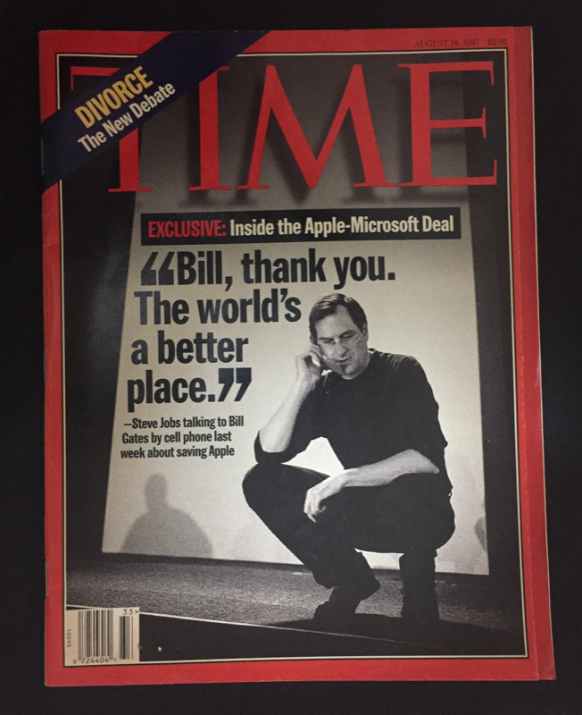 タイムマガジン1997年8月18日号スティーブ・ジョブズがアップルに復帰